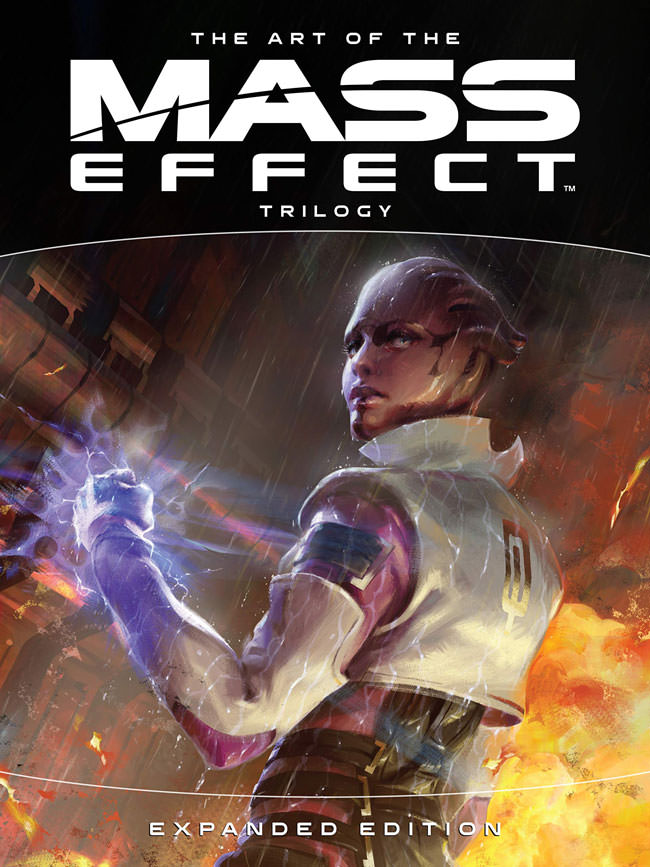 تصویری هنری از کتاب Mass Effect Trilogy