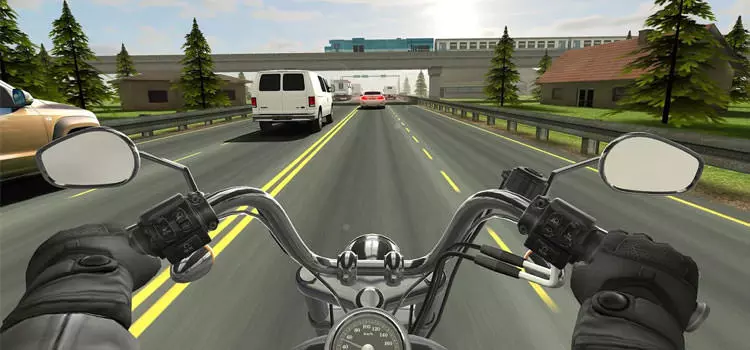 ثبت رکورد و موتورسواری در Traffic Rider