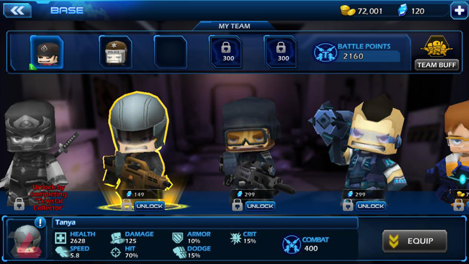 قهرمانان بازی Call of Mini Squad با طرح و شکل های مختلف