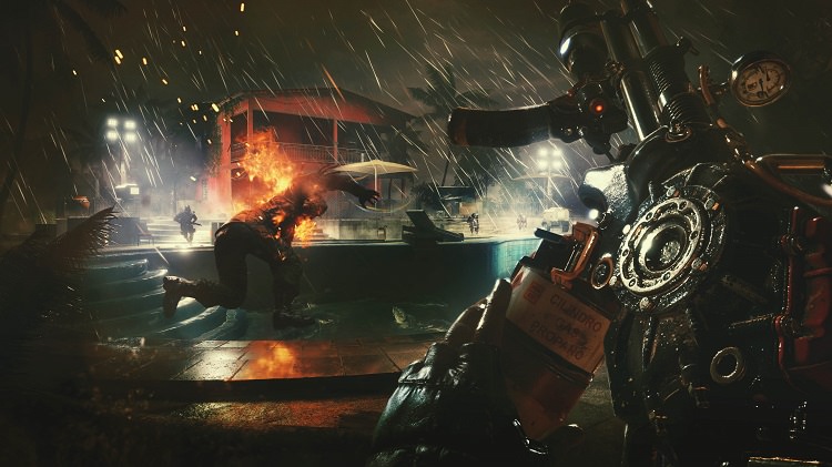 نمایی از مبارزات مسلحانه بازیکن در گیم پلی بازی Far Cry 6