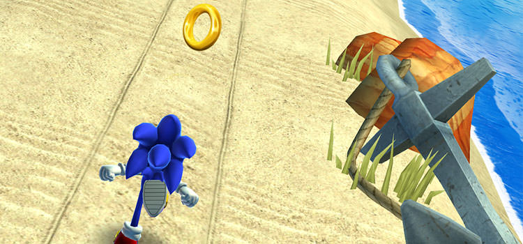 سونی در تلاش برای جمع‌آوری حلقه‌ها در Sonic Dash