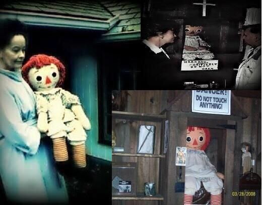 تصاویر واقعی از محل نگهداری عروسک Annabelle