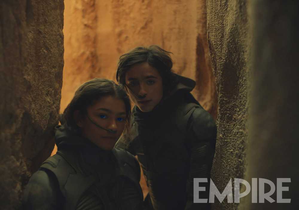 تیموتی شالامی و زندیا در فیلم Dune