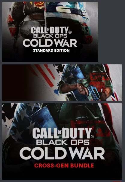 تصاویر فاش شده از نسخه های مختلف بازی Call of Duty: Black Ops Cold War