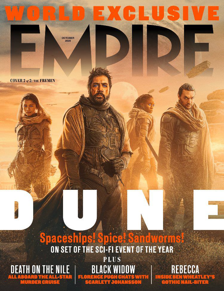 فرمن ها در تصویر روی جلد امپایر برای فیلم Dune