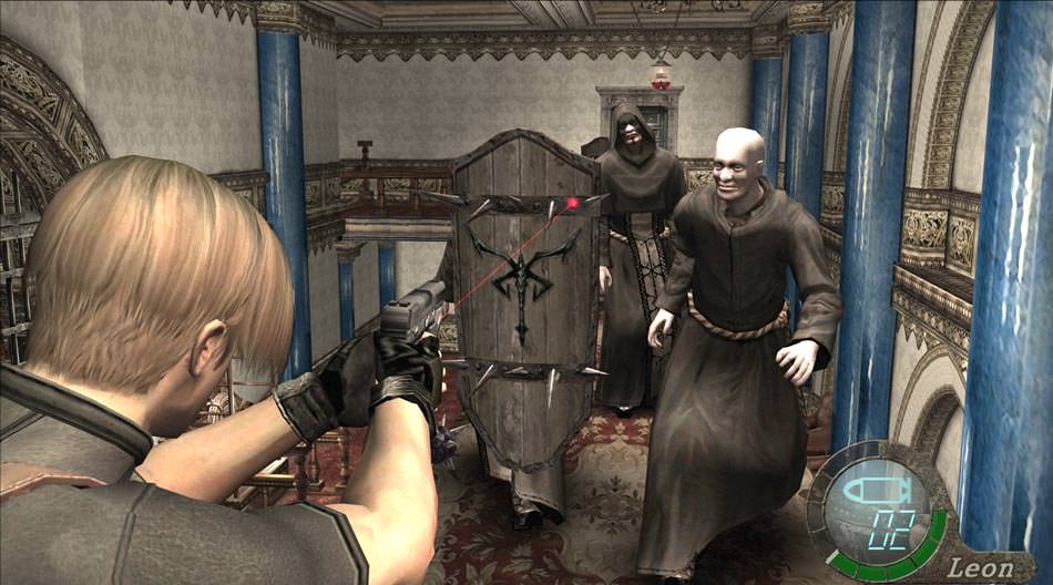 دوربین روی شانه بازی Resident Evil 4
