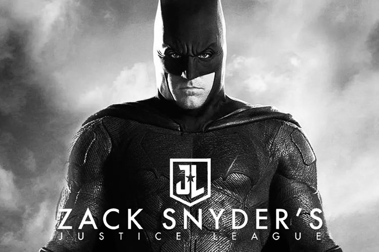 بن افلک در لباس شوالیه تاریکی در فیلم نسخه‌ی Snyder Cut فیلم Justice League 