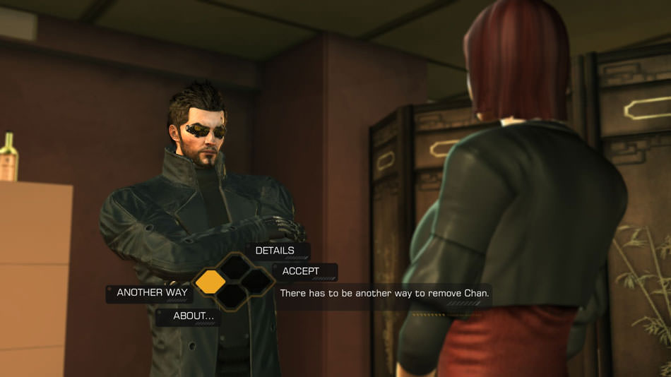 سیستم مکالمه در بازی Deus Ex: Human Revolution