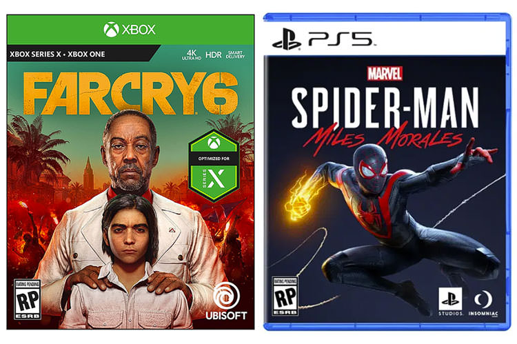 مقایسه جلد بازی های Spider Man Miles Morales و Far Cry 5