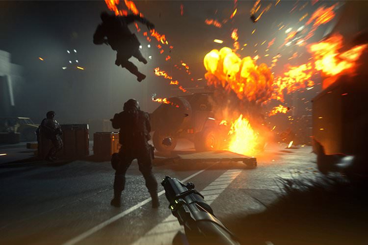 انفجار و تخریب در بخش داستانی بازی CrossfireX