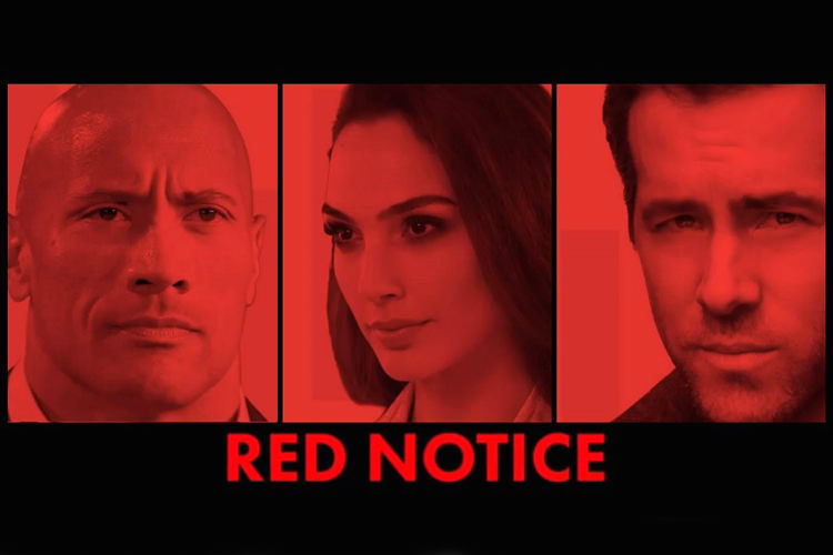 رایان رینولدز تصویر جدیدی از فیلم Red Notice را منتشر کرد