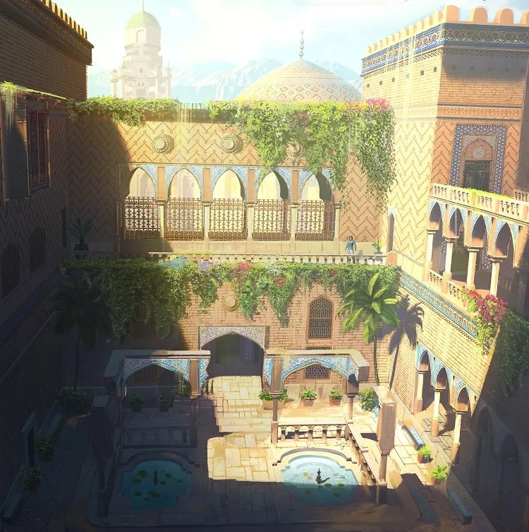 تصویر هنری از محیط بازی Prince of Persia: The Sands of Time Remake