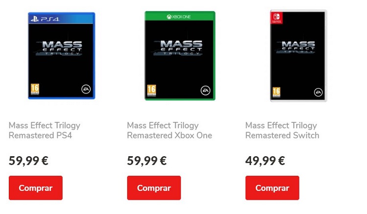 مجموعه Mass Effect Trilogy Remastered در فروشگاه آنلاین
