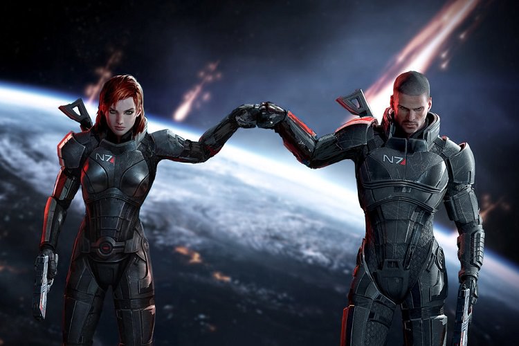 تصویری از شخصیت های Mass Effect
