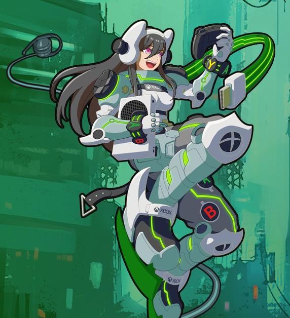 نماد جدید ایکس باکس شعبه‌ی ژاپن /  Xbox Japan New Mascot