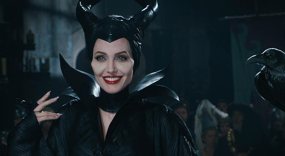 آنجلینا جولی در نقش شخصیت مالفیسنت در فیلم Maleficent 2014