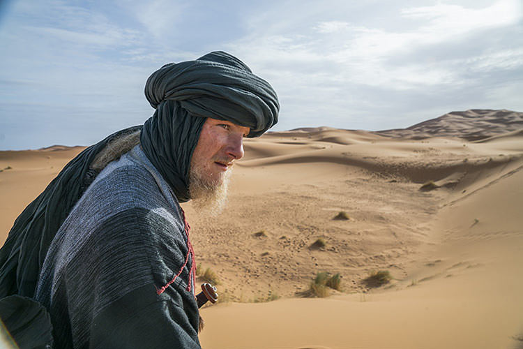 بیورن آیرونساید پسر بزرگ راگنار در صحرا