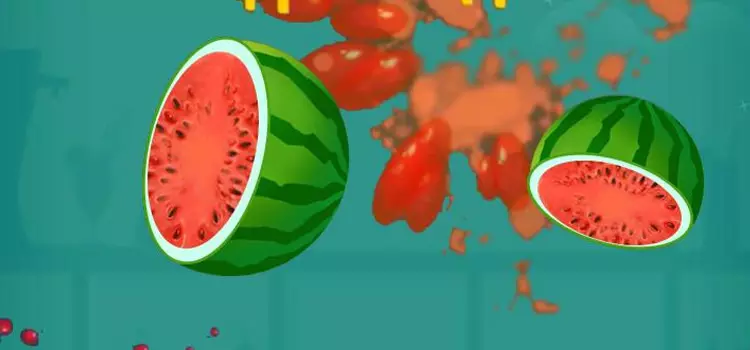 بریدن هندوانه در Crazy Juicer