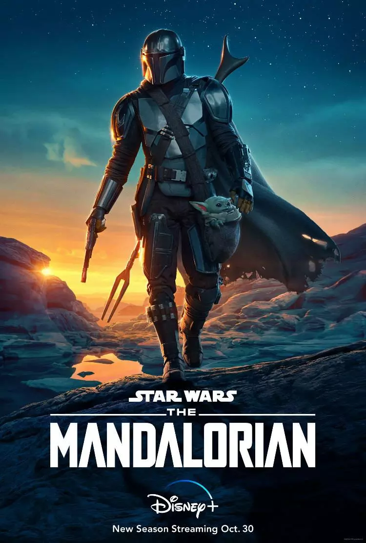 پوستر رسمی فصل دوم سریال The Mandalorian