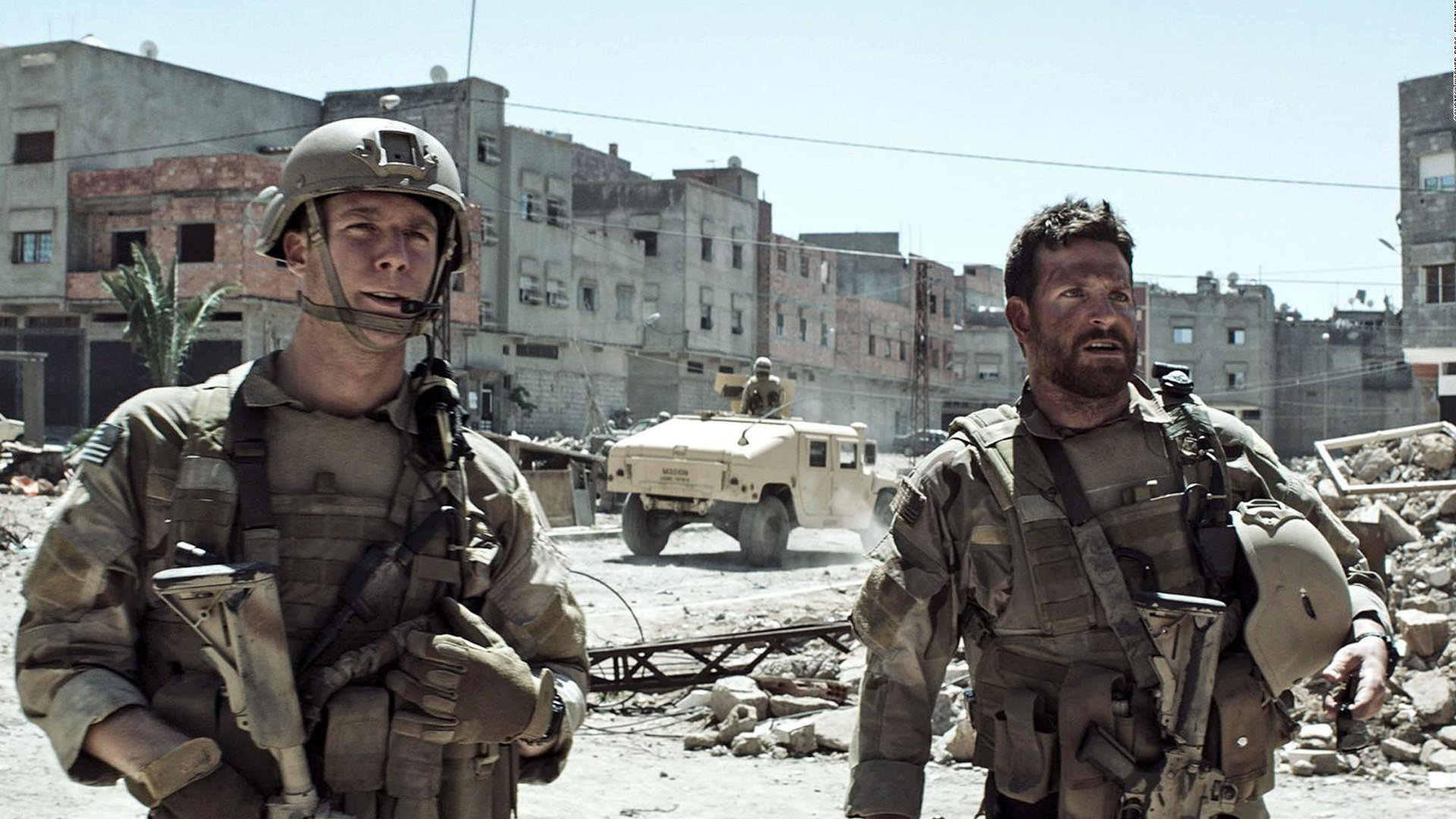Les ruines de la guerre en Irak dans le film American Sniper
