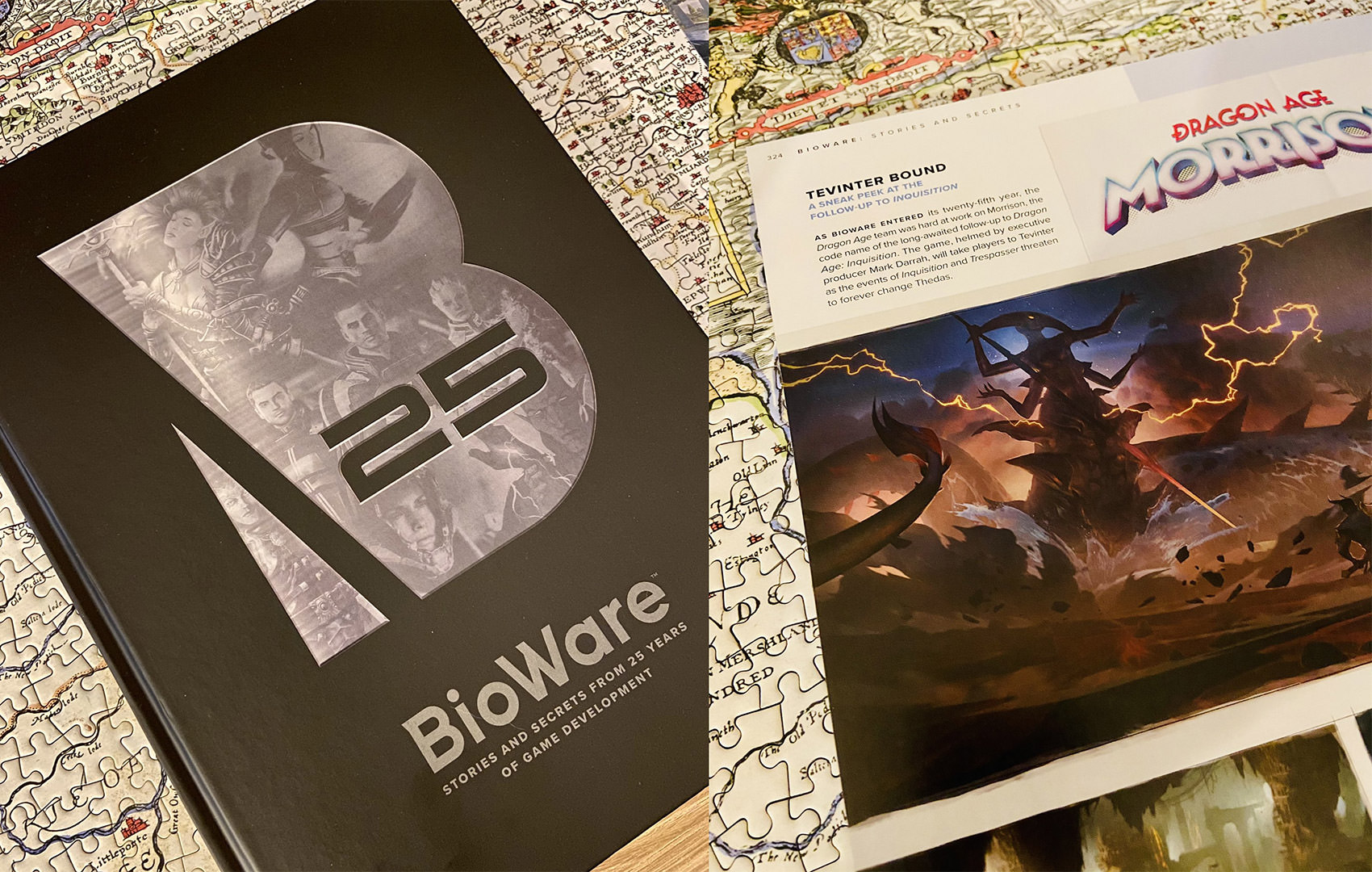 اشاره به مکان اصلی بازی Dragon Age 4 در آرت بوک جدید استودیوی Bioware / بایوور