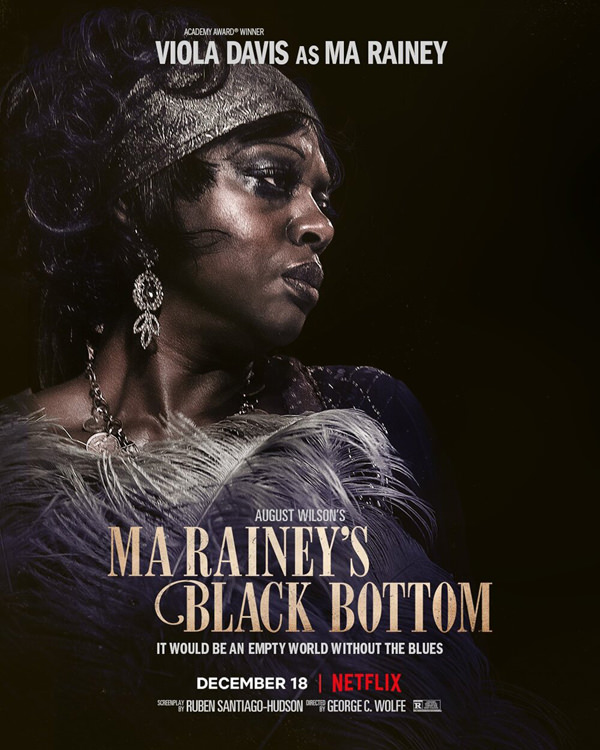 پوستر وایولا دیویس برای فیلم Ma Rainey’s Black Bottom