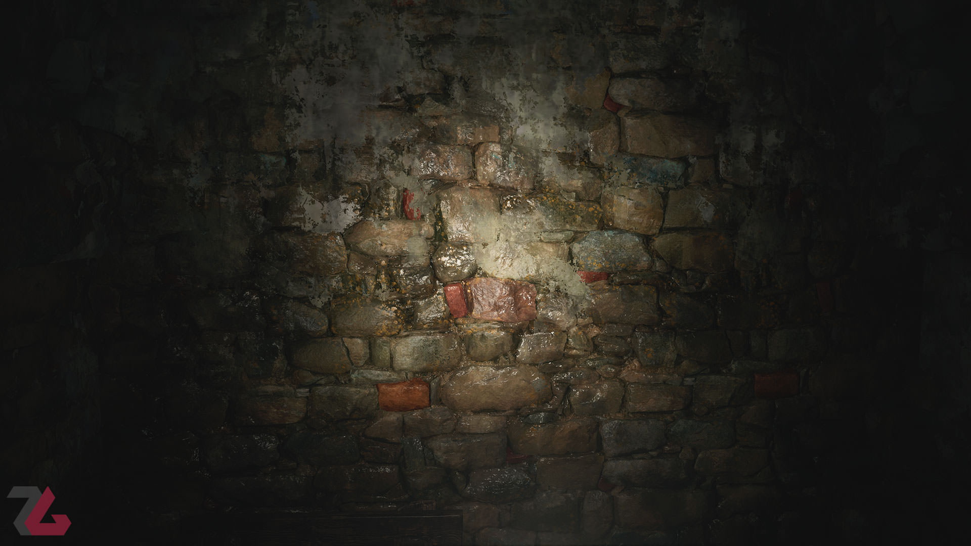 نورپردازی و جزئیات بسیار خوب دیوارها در Resident Evil Village