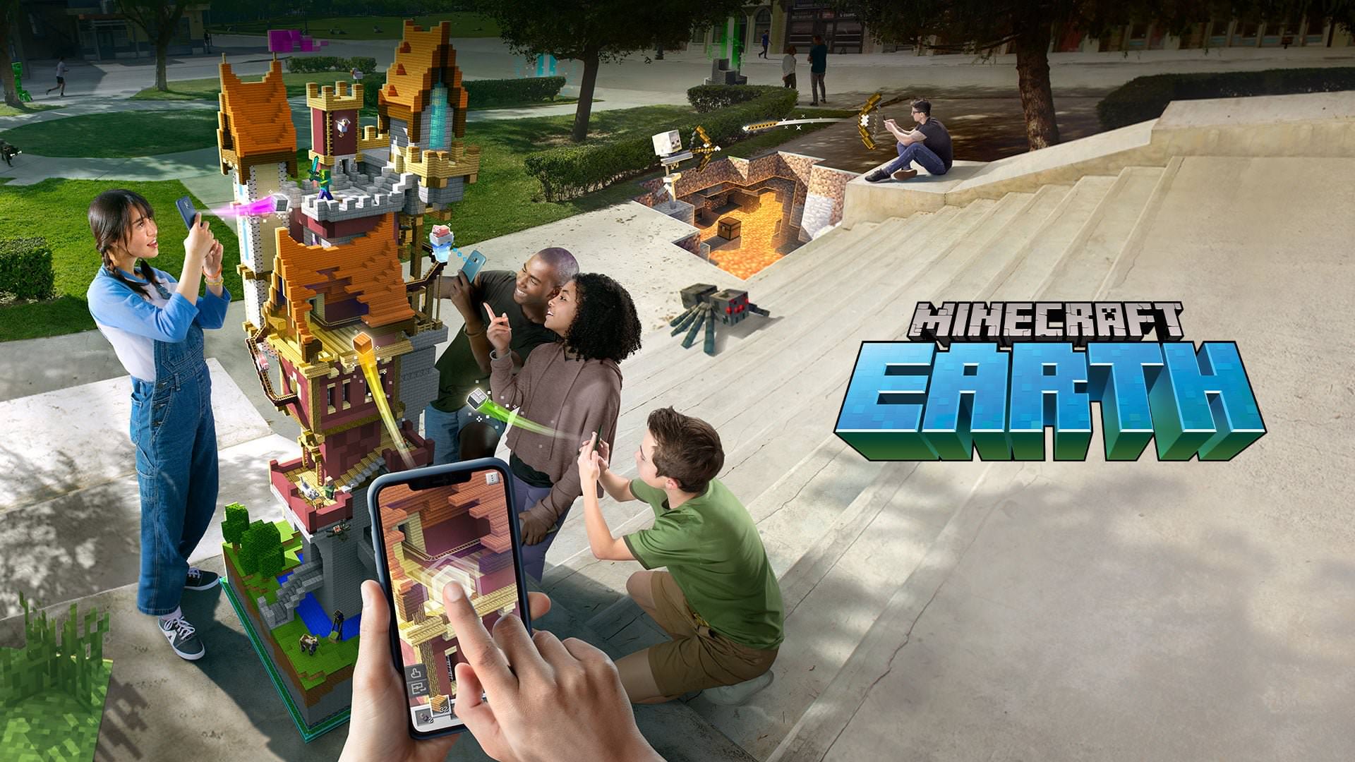 پوستر بازی Minecraft Earth
