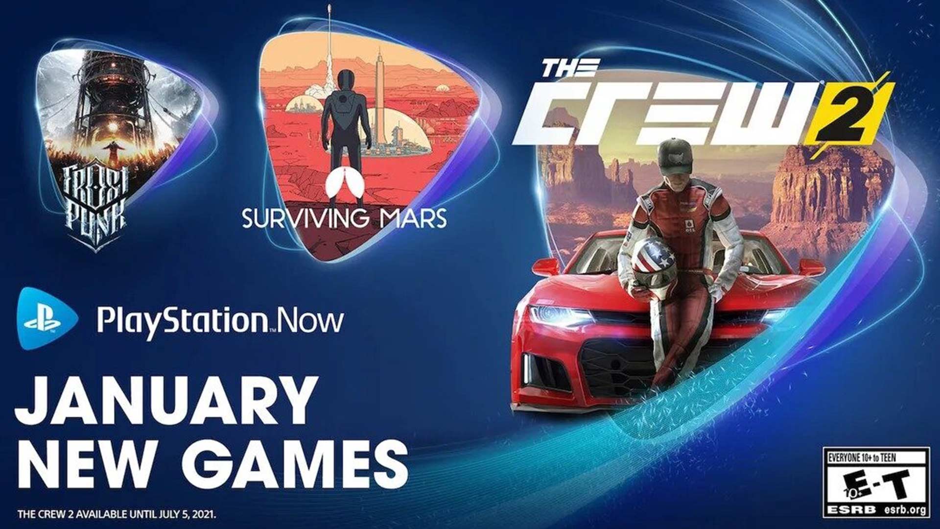 The Crew 2 به همراه دو بازی دیگر به سرویس PlayStation Now می‌آید