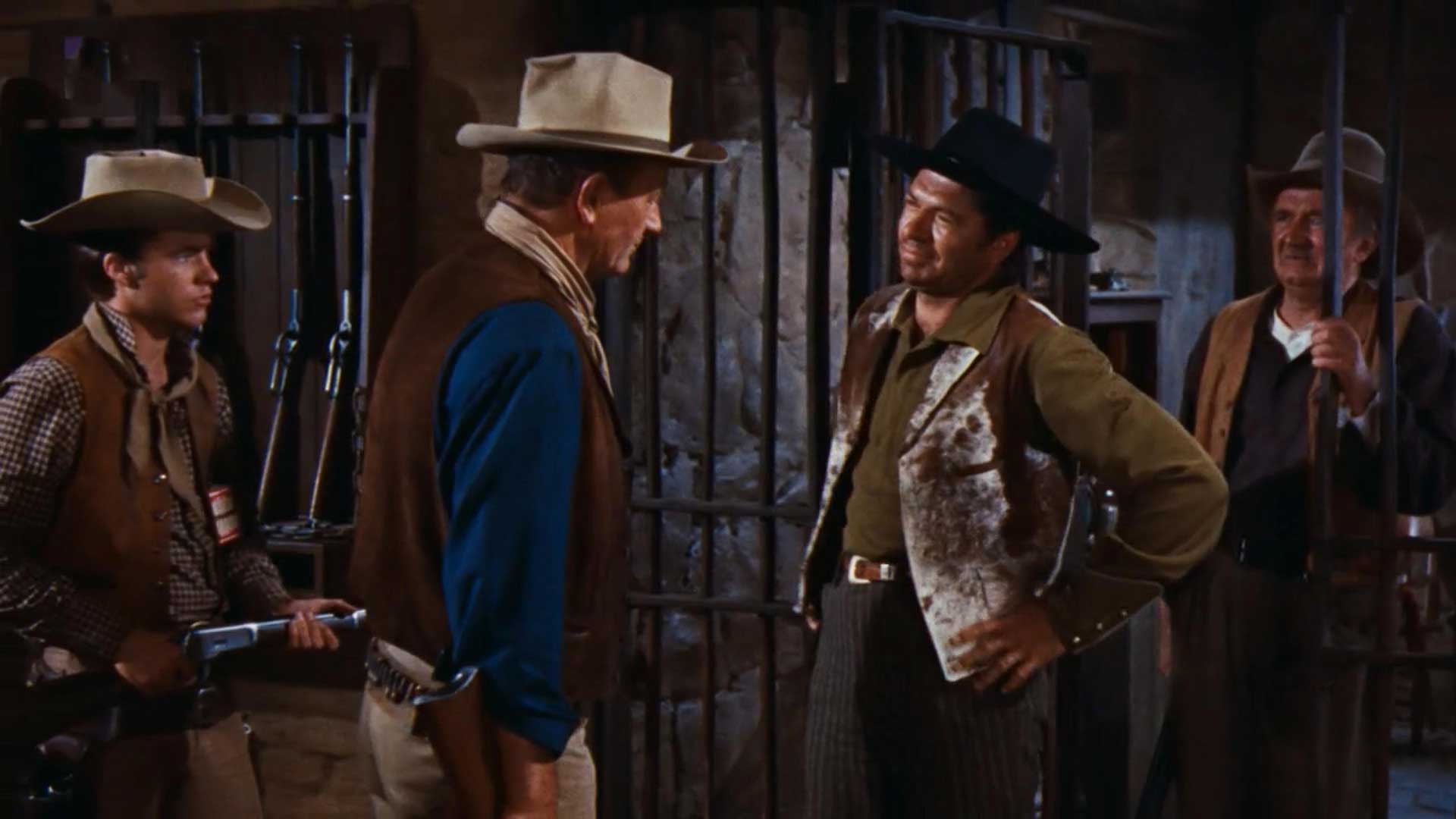 فیلم وسترن Rio Bravo و گفت و گوی چند تفنگ دار با یکدیگر در غرب وحشی