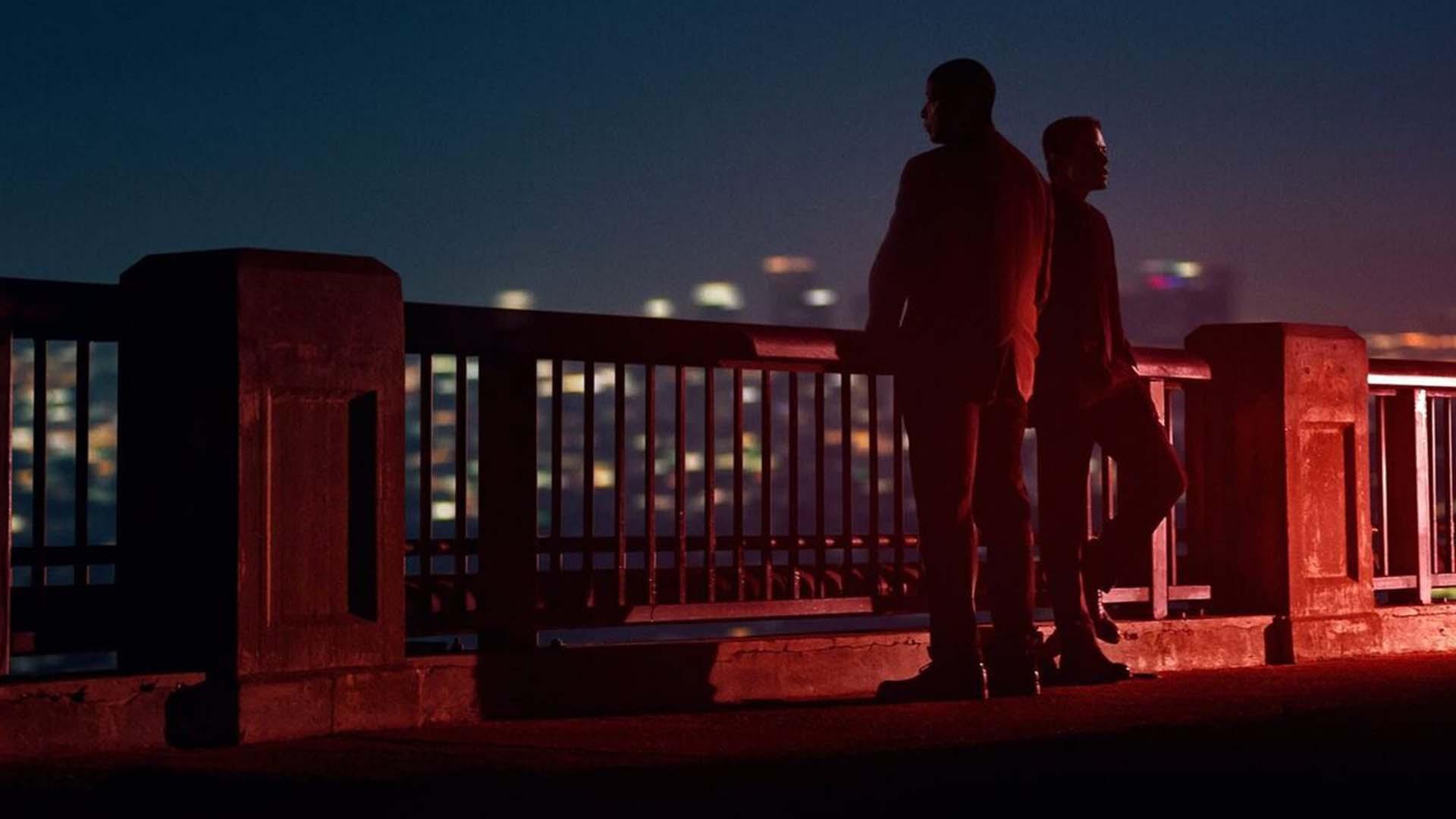 دنزل واشنگتون به همراه رامی ملک در پوستر فیلم The Little Things