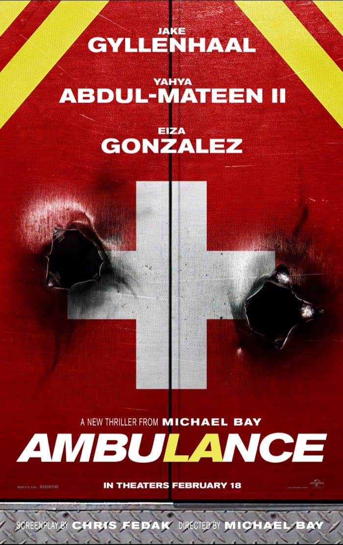 اولین پوستر فیلم Ambulance به کارگردانی مایکل بی