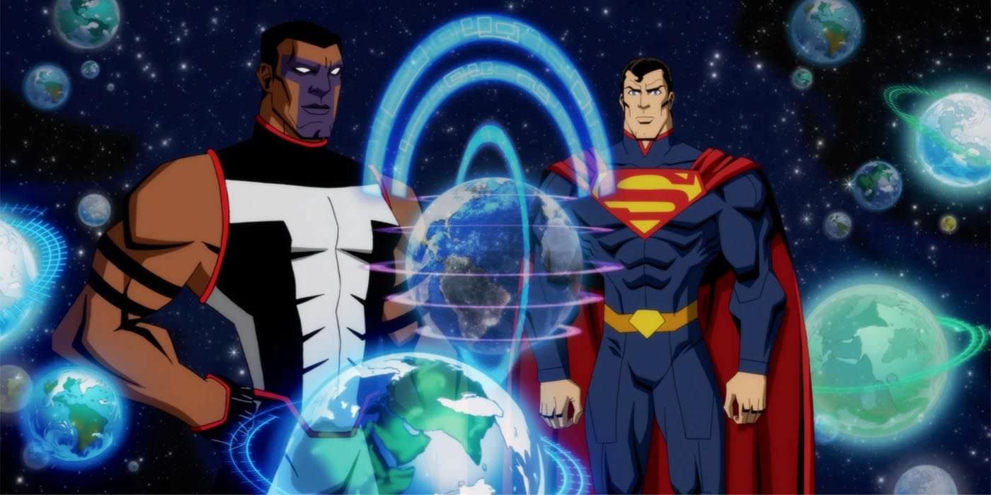 سوپرمن و مستر ترفیک در انیمیشن Injustice