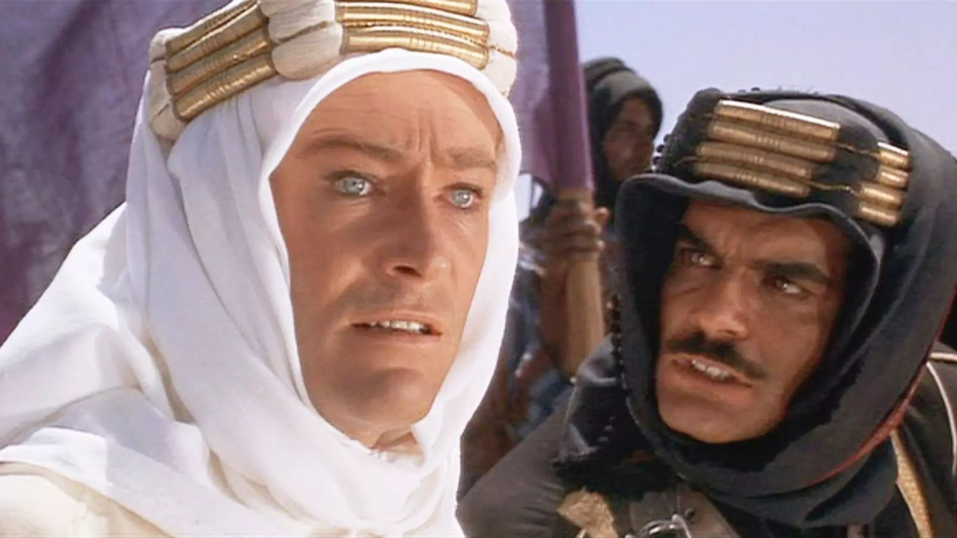 پیتر اوتول و عمر شریف در فیلم Lawrence Of Arabia