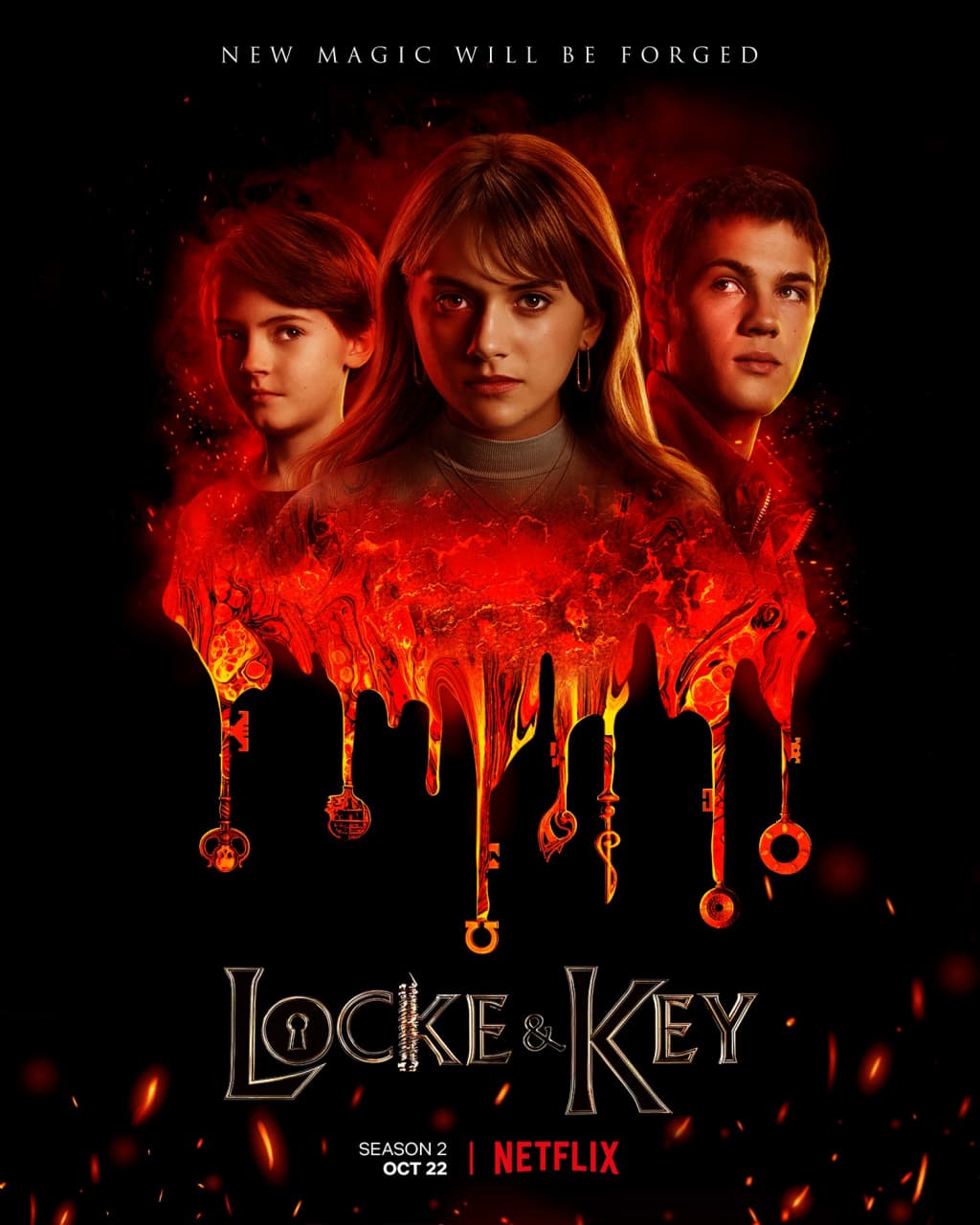 پوستر فصل دوم سریال Locke and Key