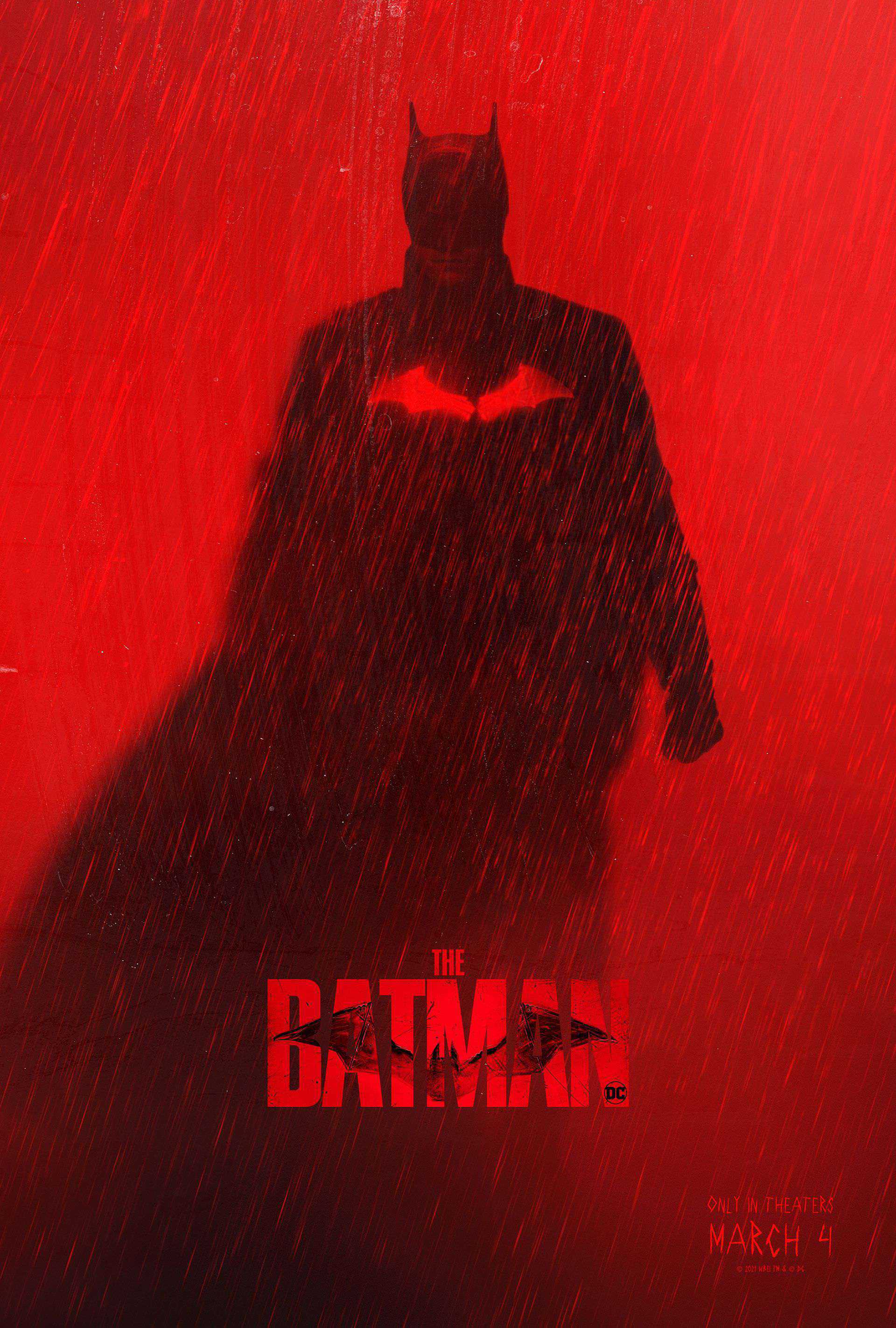 بتمن با بازی رابرت پتینسون در پوستر جدید فیلم The Batman
