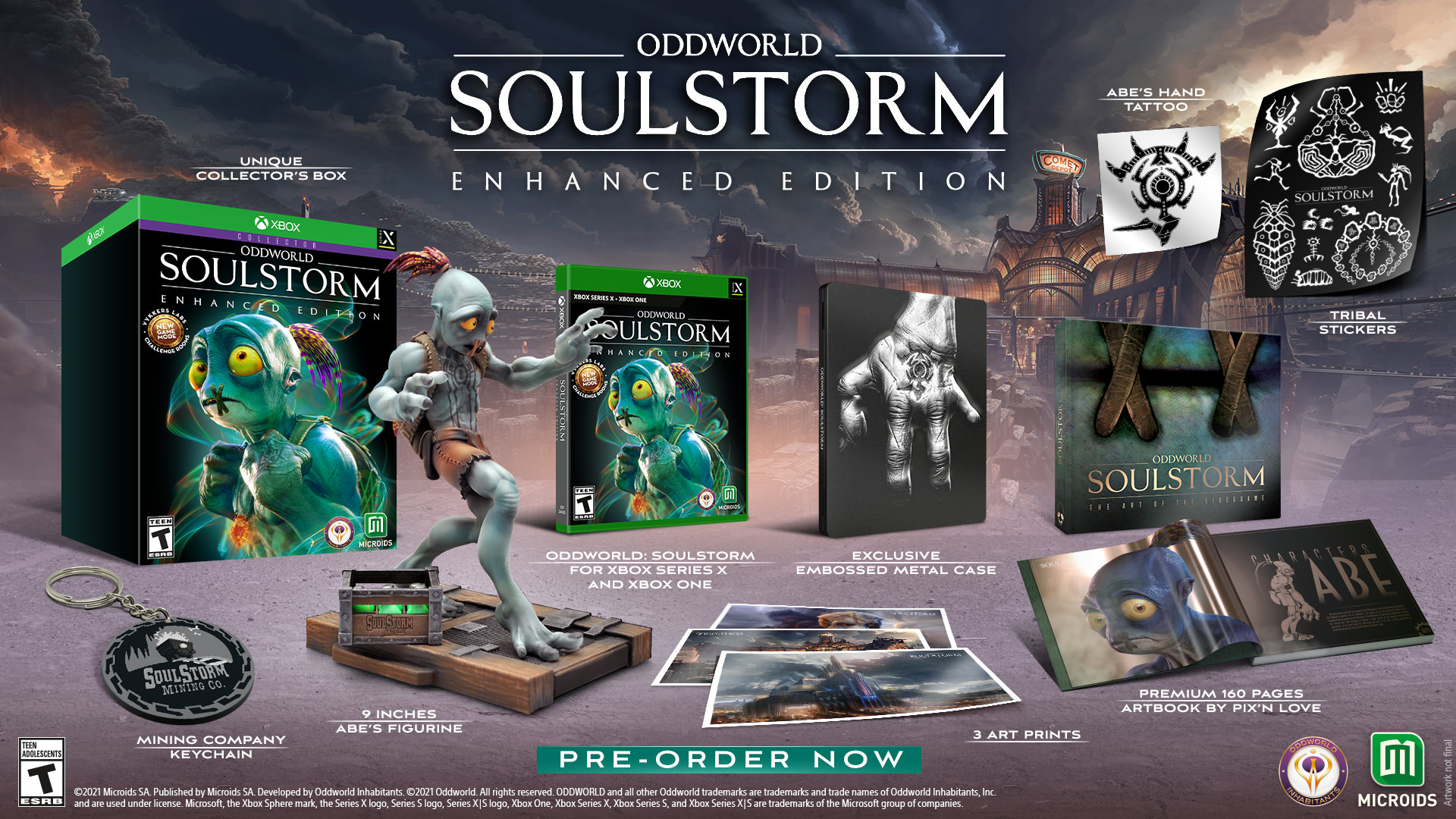 نسخه‌ی کالکتور بازی Oddworld: Soulstorm Enhanced Edition