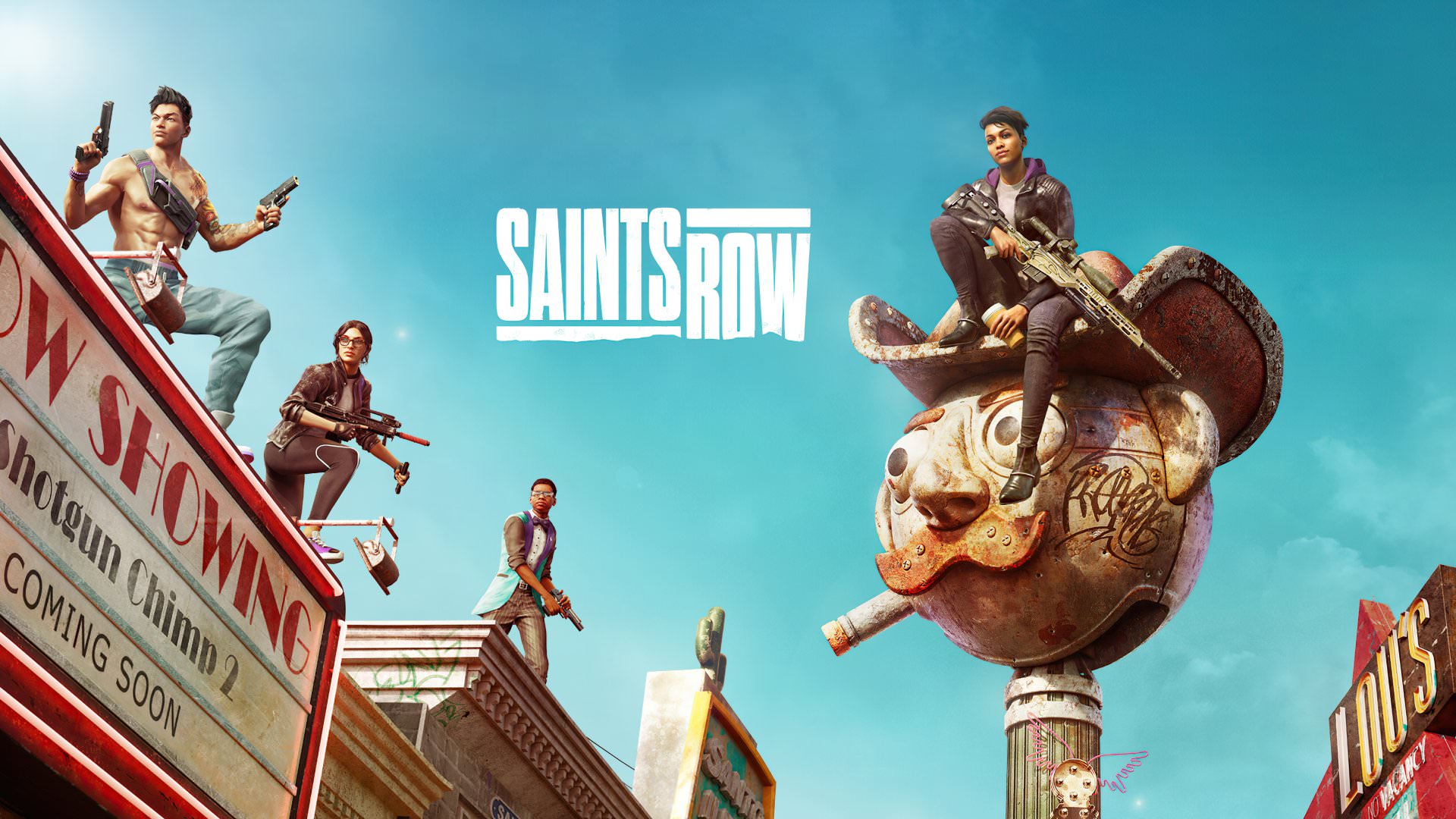 کاراکترهای اصلی ریبوت Saints Row در پوستر این بازی