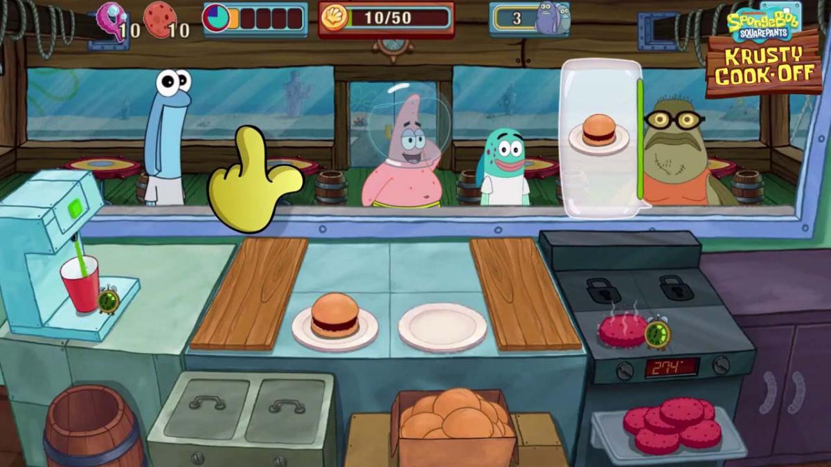 شخصیت پاتریک در SpongeBob: Krusty Cook-Off