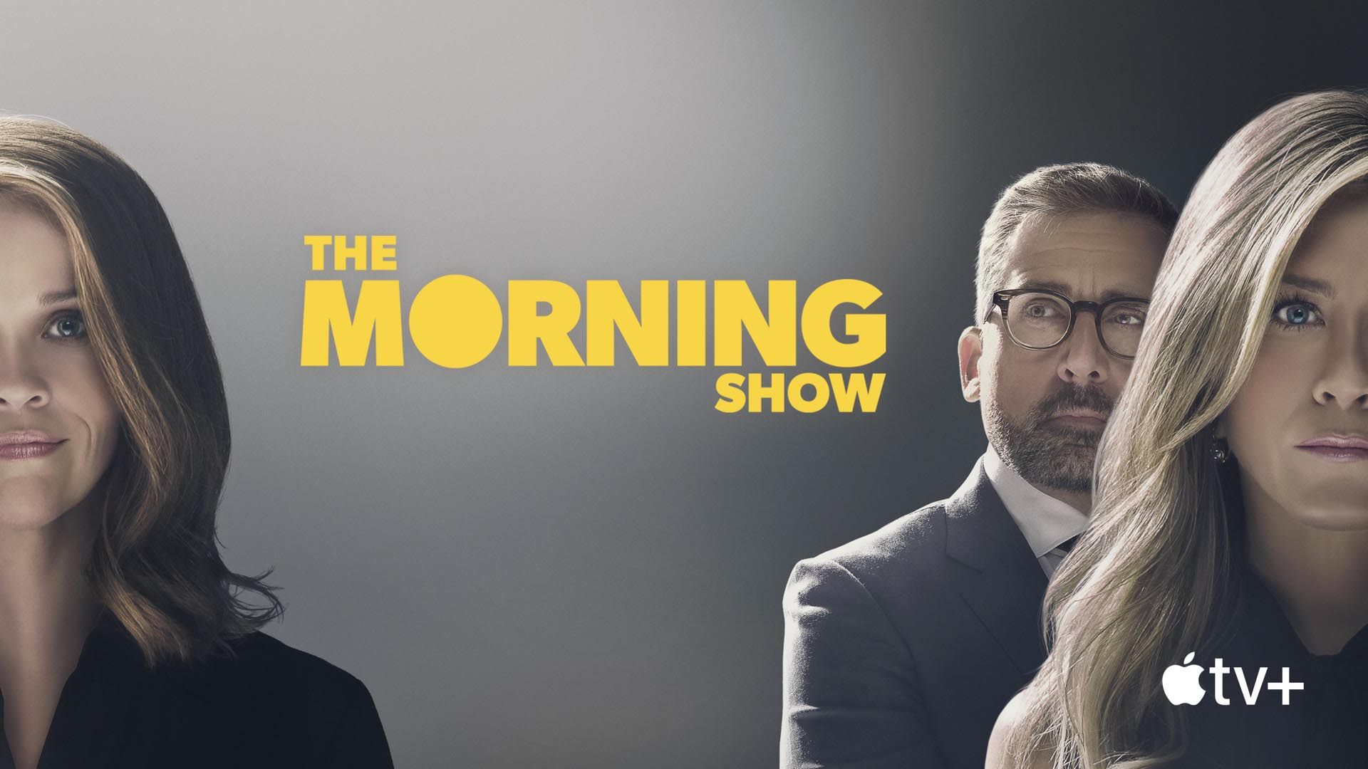 جنیفر انیستون، ریس ویترسپون و استیو کارل در سریال The Morning Show
