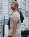 کریس همسورث در نقش ثور در پشت صحنه فیلمبرداری دوباره فیلم Thor: Love and Thunder