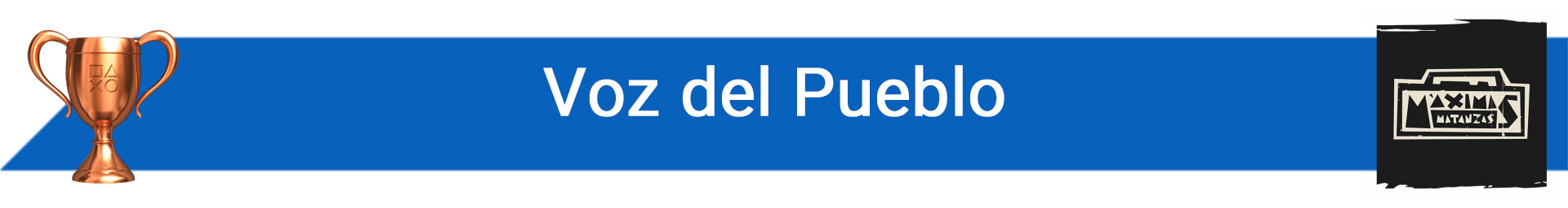 تروفی Voz del Pueblo