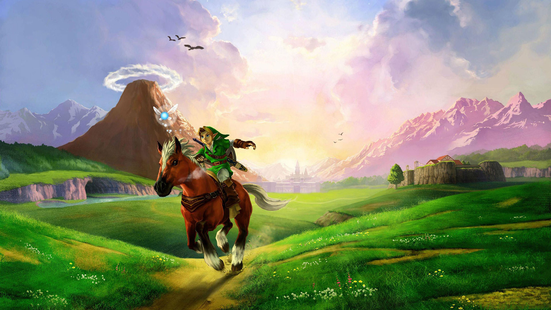 لینک در بازی The Legend of Zelda: Ocarina of Time