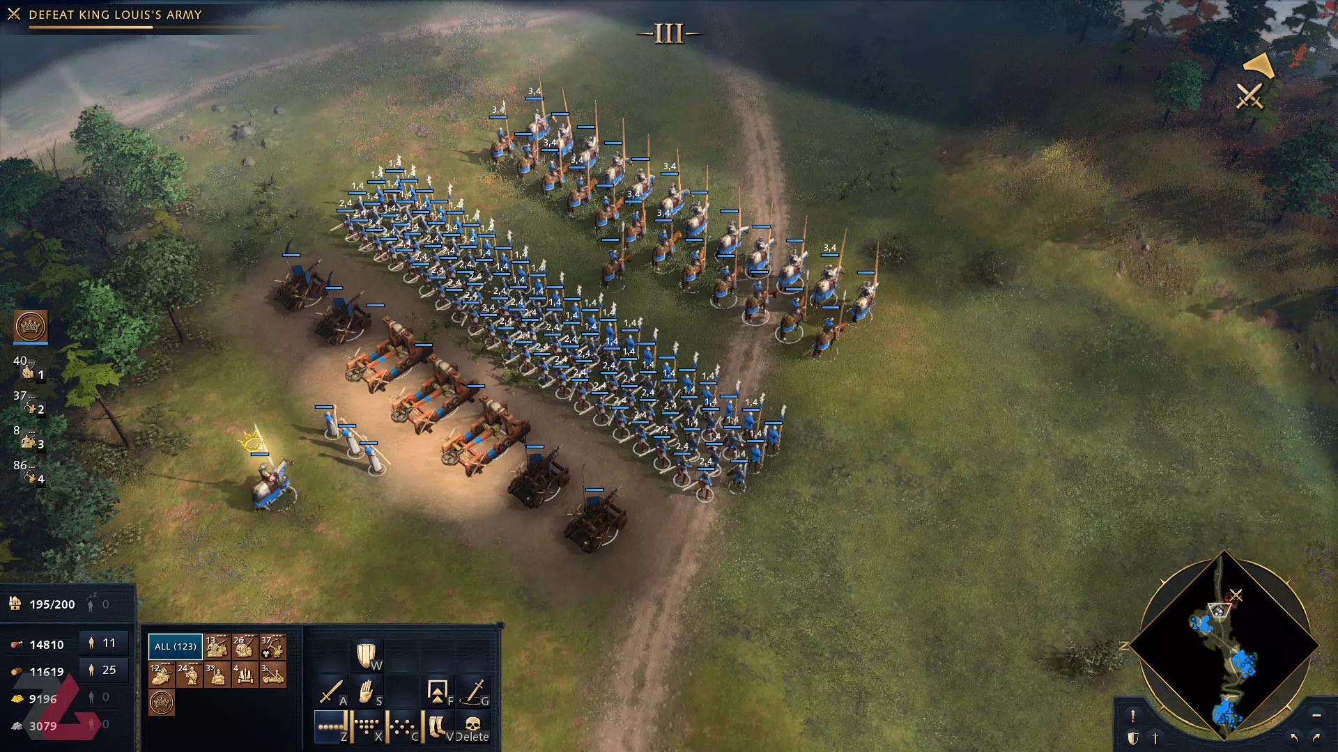 ارتش بزرگ در بازی Age of Empires 4