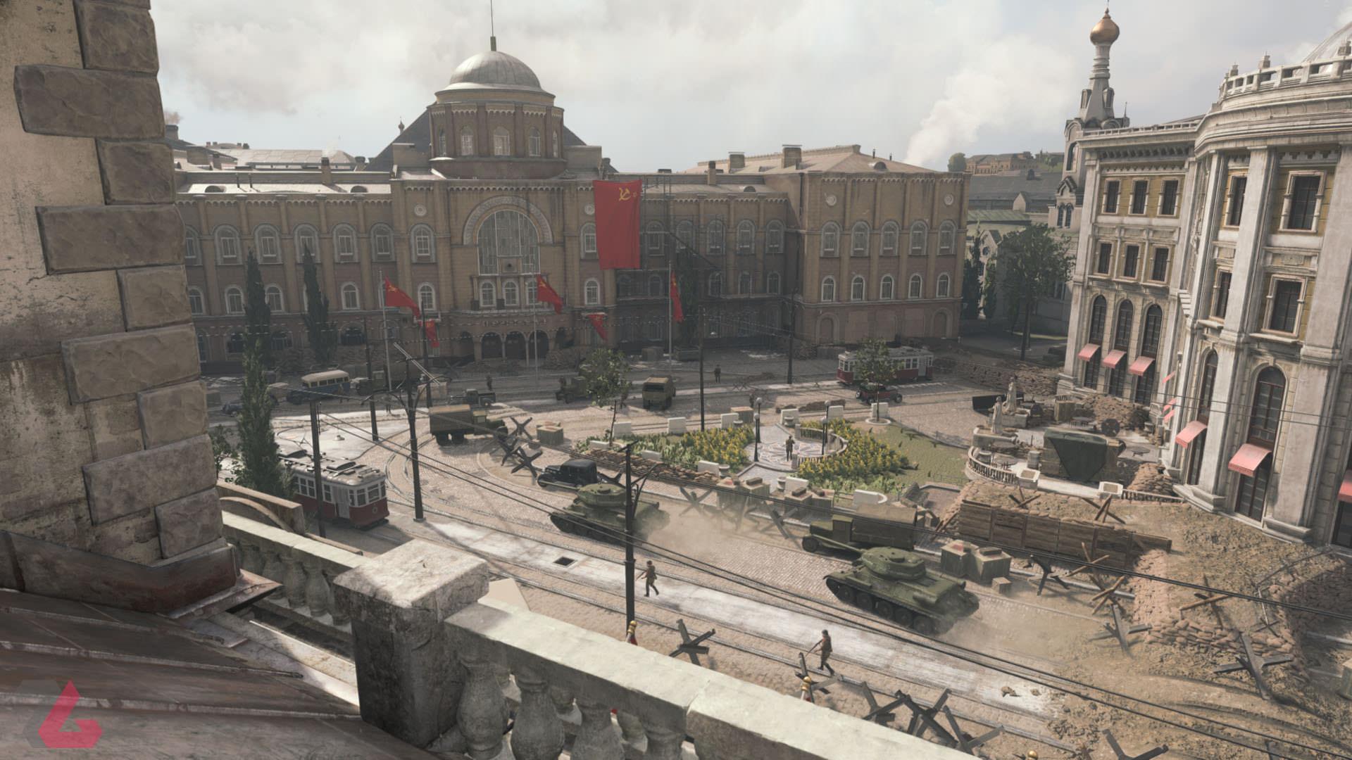 شهر استالینگراد در بازی Call of Duty: Vanguard (کال آو دیوتی ونگارد) پلی استیشن