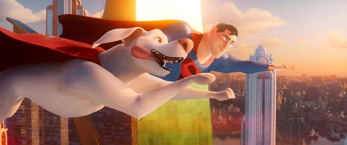 پرواز کریپتو و سوپرمن در انیمیشن DC League of Super-Pets 