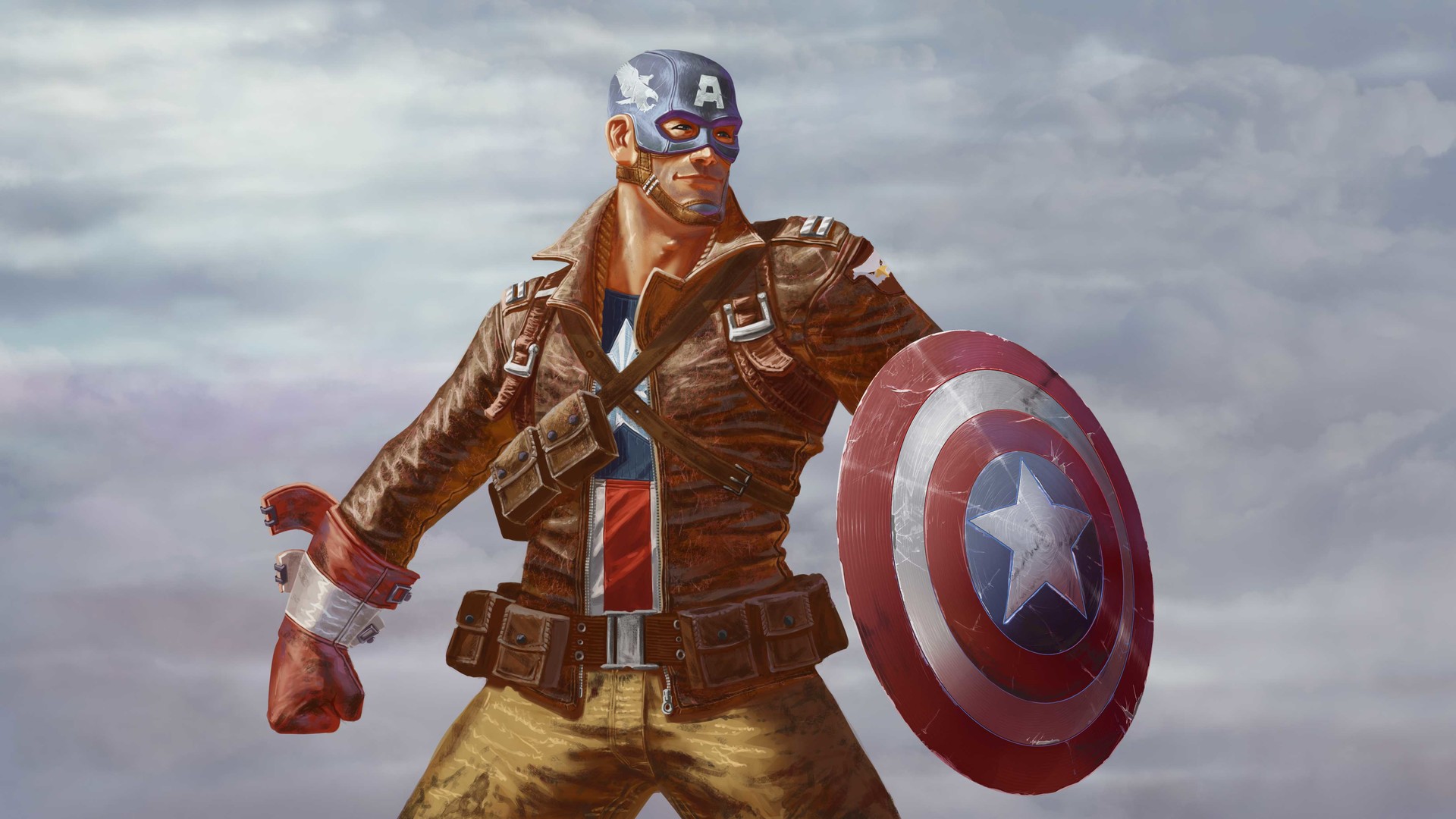 شخصیت کاپیتان آمریکا در بازی CoD: Vanguard