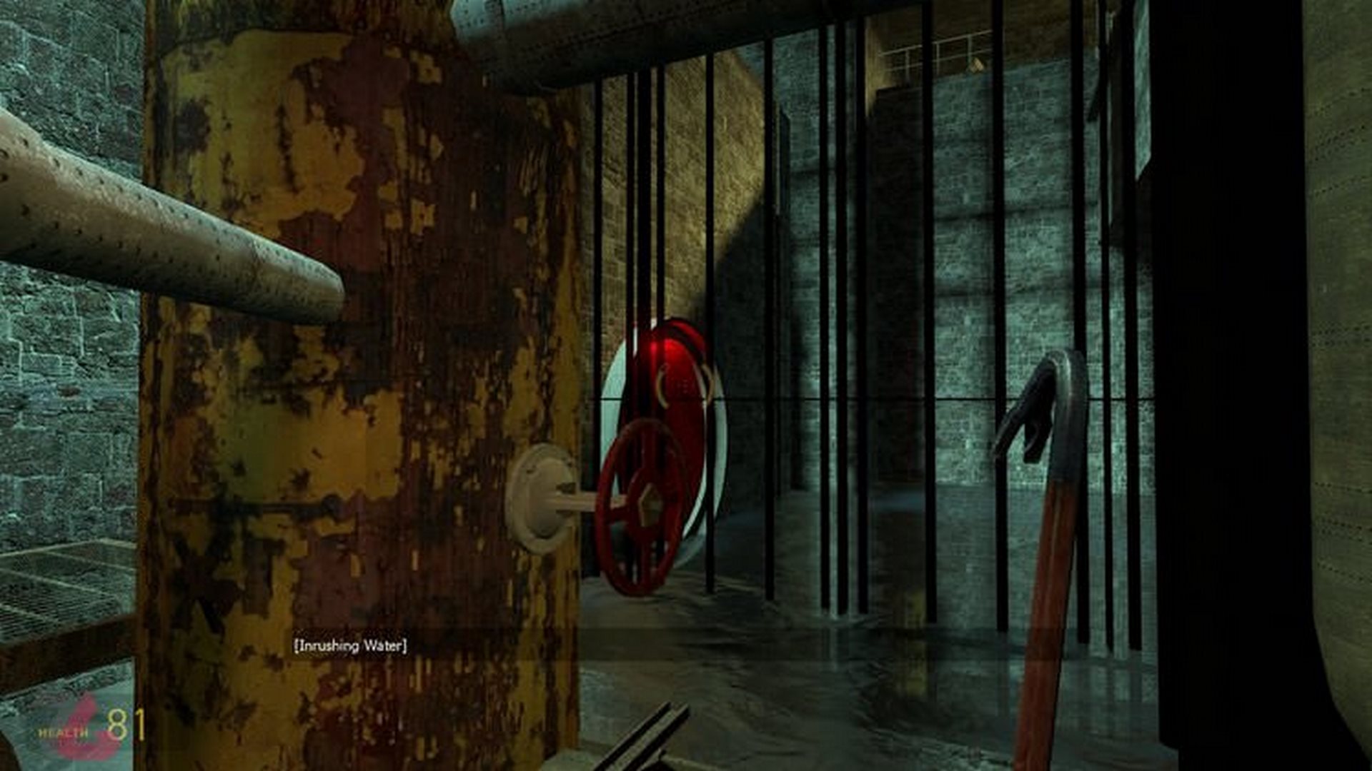 استفاده از رنگ قرمز و راهنمایی گیمر در مسیریابی در بازی Half Life 2