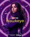 هیلی استاینفلد در نقش کیت بیشاپ در پوستر شخصیت سریال Hawkeye