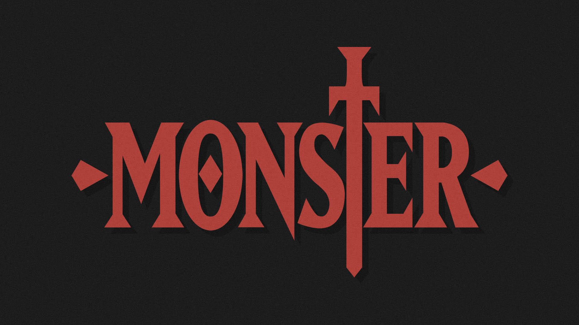 لوگوی انیمه Monster